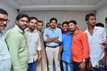 Pawan Kalyan At Andhra Prabha Office Ganesh Pooja
